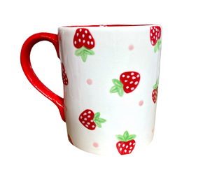 Westchester Strawberry Dot Mug