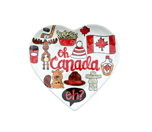 Westchester Canada Heart Plate