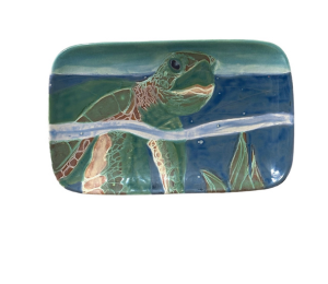Westchester Swimming Turtle Plate